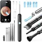 Loyker Ear Wax Removal, Ear Cleaner with Camera, Ear Wax Removal Tool Camera with 1080p, Otoscope with Light, Ear Wax Removal Kit with 6 Ear Pick, Ear Camera