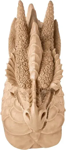 Design Toscano 15.5 in. x 6.5 in. Head of the Beast Dragon Wall Sculpture EU1025