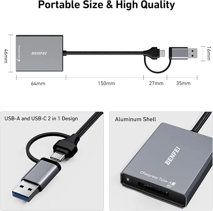 BENFEI CFexpress Type A Card Reader