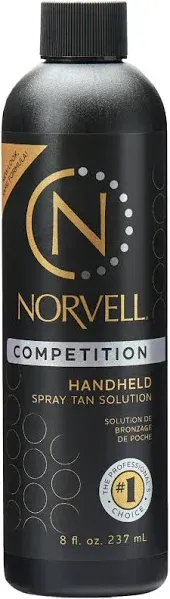 Norvell Premium Professional Sunless Tanning Spray Tan Solution - Competition Tan, 8 fl.oz.