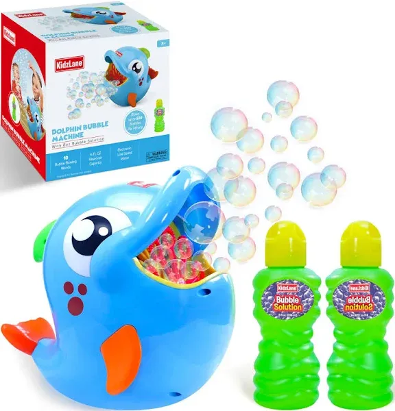 Kidzlane Bubble Machine Automatic Durable Blower for Kids 500 Bubbles per Minute