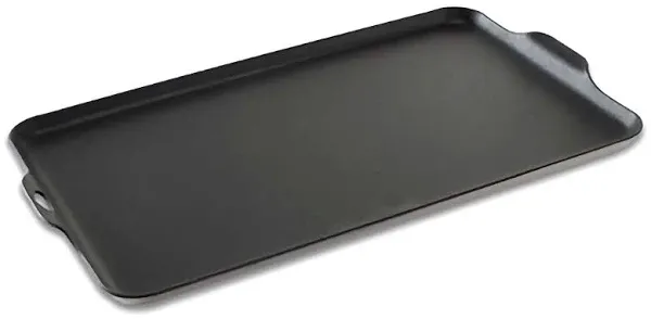 Burner Griddle, 10.3 x 17.4 inches, Non-Stick, Black