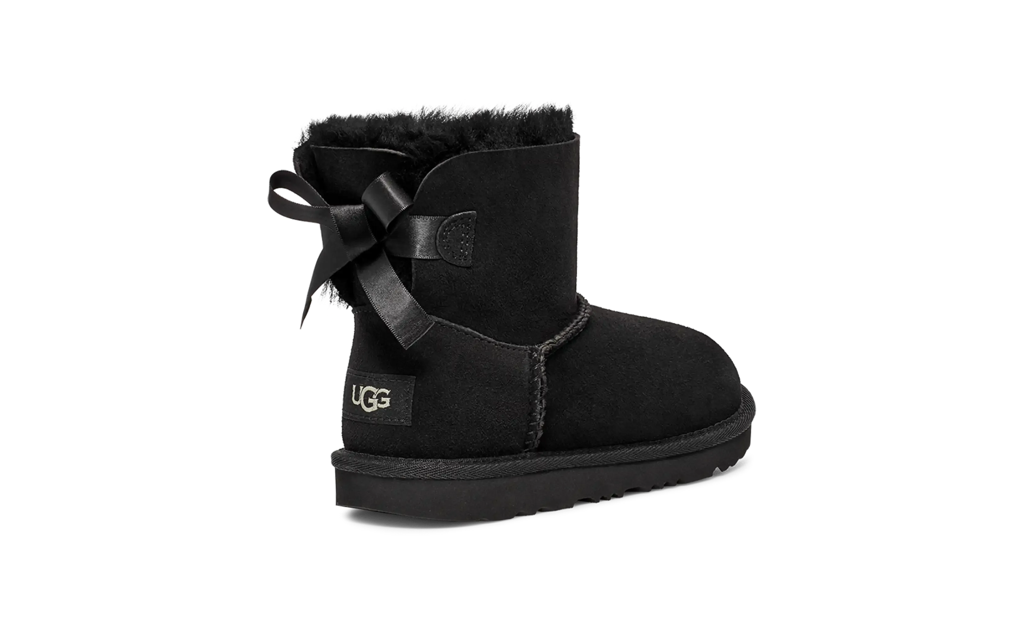 UGG Mini Bailey Bow II Boots for Women, Size 5 - Black