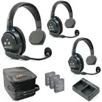 Eartec UL3S UltraLITE Full Duplex Wireless Headset Communication for 3 Users