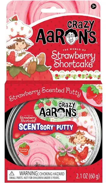 Crazy Aaron's Strawberry Shortcake Scentsory Putty