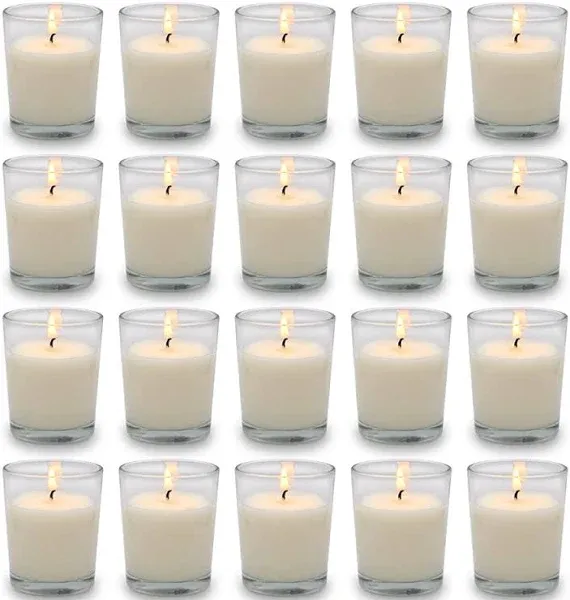 BERYSCEN UNICY Set of 20 White Votive Candles