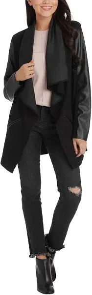 Ash Drape Jacket in Black