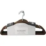 25 Pack of Non-Slip Velvet Hangers - Durable &amp; Space-Saving Closet Solution