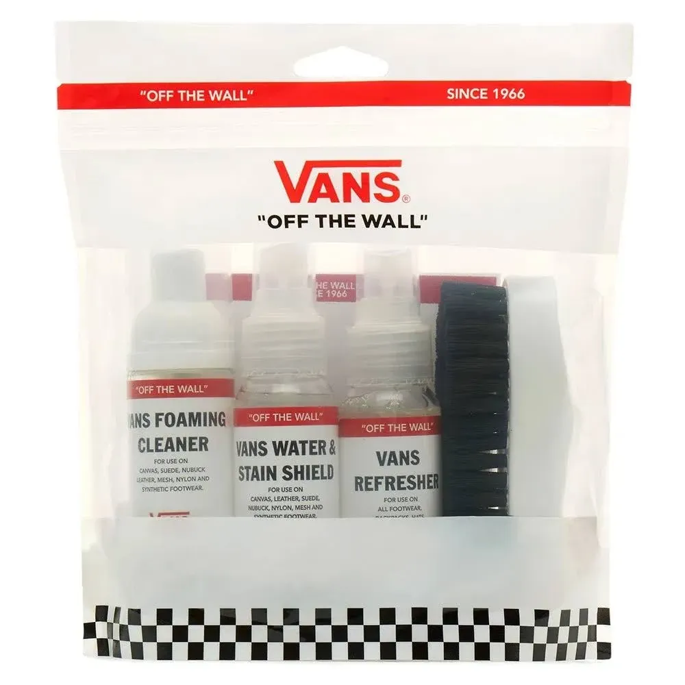 Vans Unisex Shoe Care Travel Kit - White