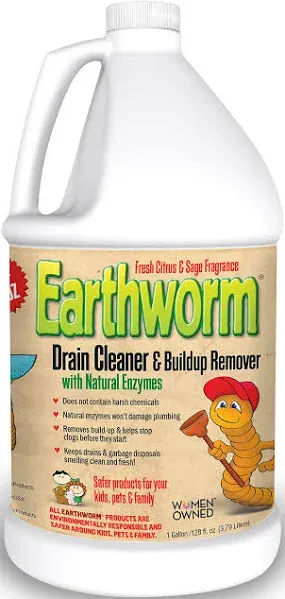 ® Drain Cleaner - Drain Deodorizer - Natural and Safer for Families - One (1) 1 