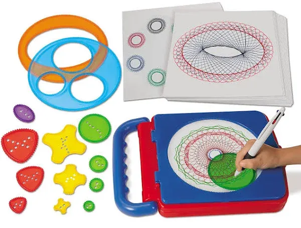 Lakeshore Learning Kids Spiral Art Design Center with Carry Case Preschool 