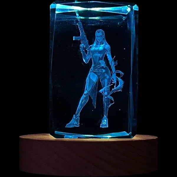 SUPIA Valorant 3D Crystal Figure