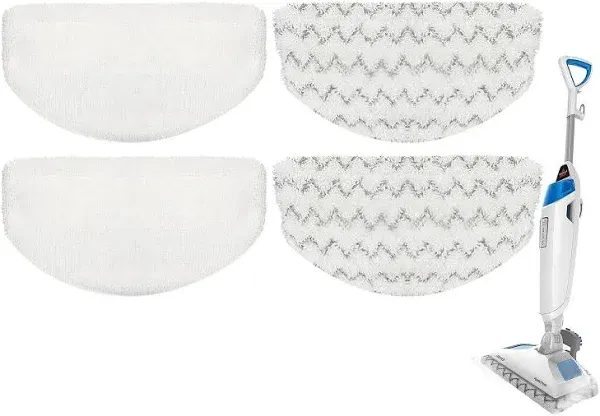 4 Pack Steam Mop Pads Replacement for Bissell Powerfresh Steam Mop 1940 1440 154