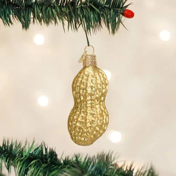 Old World Christmas Blown Glass Ornament for Christmas Tree, Peanut