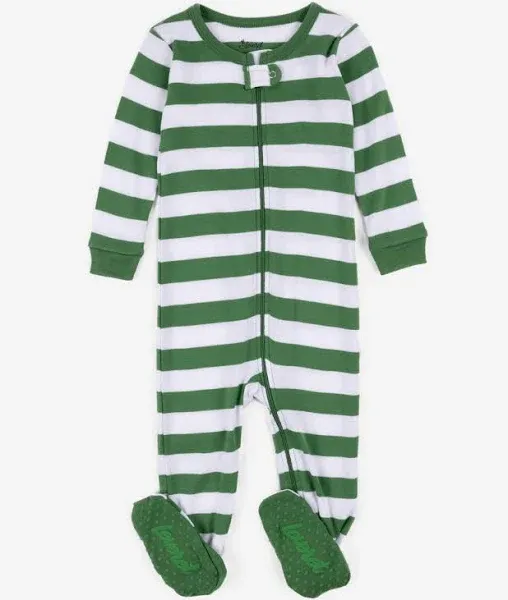 Leveret Kids Pajamas Baby Boys Girls Christmas Footed Pajamas Sleeper 100% Cotton (Size 6-12 Months-5 Toddler)