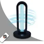 Rveal UVILIZER Tower - UV Light Sanitizer & Ultraviolet Disinfection Lamp (u-v-c Bulb for Home, Office, Travel | 38W Ozone Room Cleaning | US Stock)