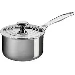 Le Creuset Signature Stainless Steel Saucepan with Lid 18 cm