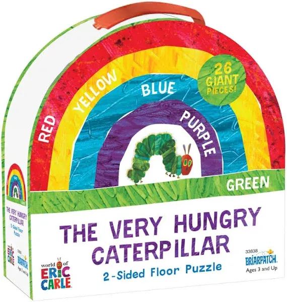 Briarpatch The Very Hungry Caterpillar 2-Sided Floor Puzzle - 33836 | Blain's Farm & Fleet