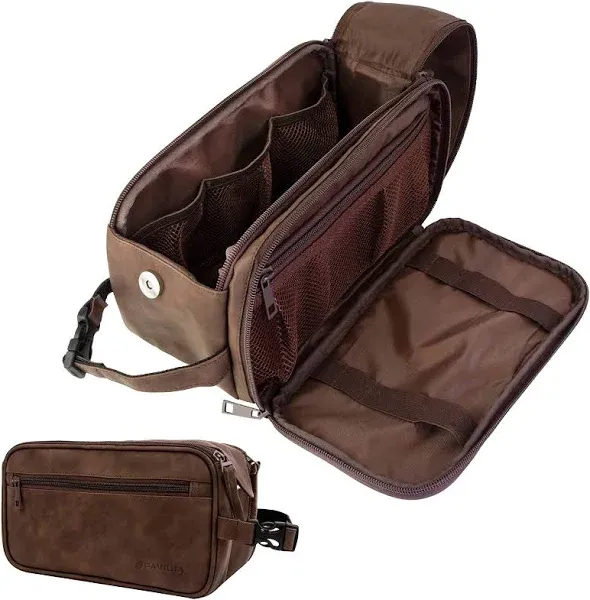 PAVILIA Men's Travel Toiletry Bag