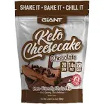 Giant Sports International Giant Sports Keto Cheesecake Shake Mix - Delicious Low Carb, Ketogenic Diet Gluten Free Powder Mix - Works Great with Almo