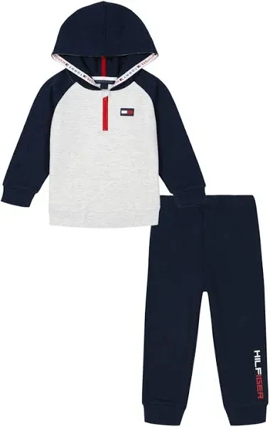 Tommy Hilfiger Baby Boy's & Little Boy's 2-Piece Logo Hoodie & Joggers Set