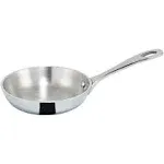 Winco DCFP-4S 4" Try-Ply Stainless Mini Fry Pan