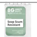 Heavy Duty Clear PEVA Shower Curtain Liner Waterproof Soap Scum Resistant 36X72&#034;