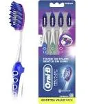 Oral-B Pro-Flex Stain Eraser Manual Toothbrush Medium 4 ct