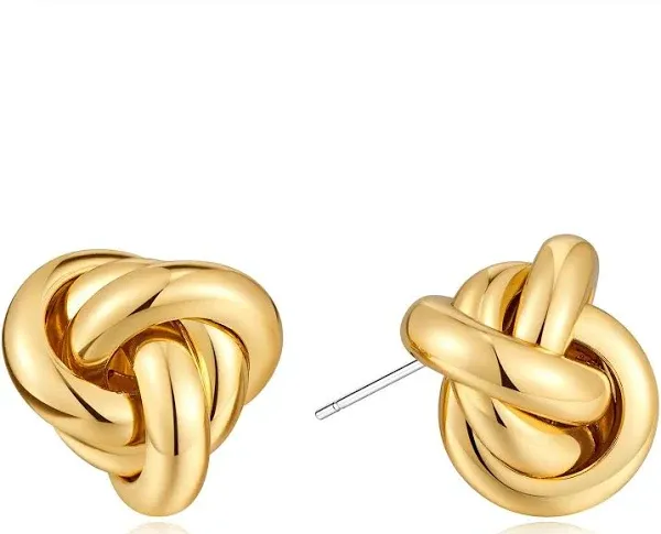 Anne Klein Knot Stud Earrings