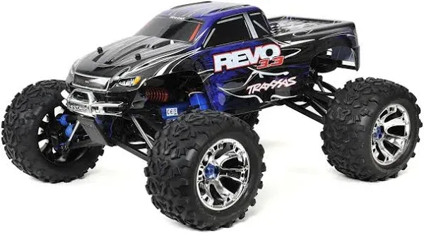 Traxxas 53097-3-BLUE Revo 3.3  1/10 Scale 4WD Nitro-Powered Monster Truck Blue