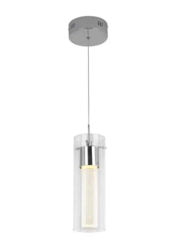 Artika Essence 7.5-Watt Chrome Integrated LED Pendant Light