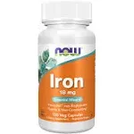 Now Foods Iron 18 MG 120 Capsules