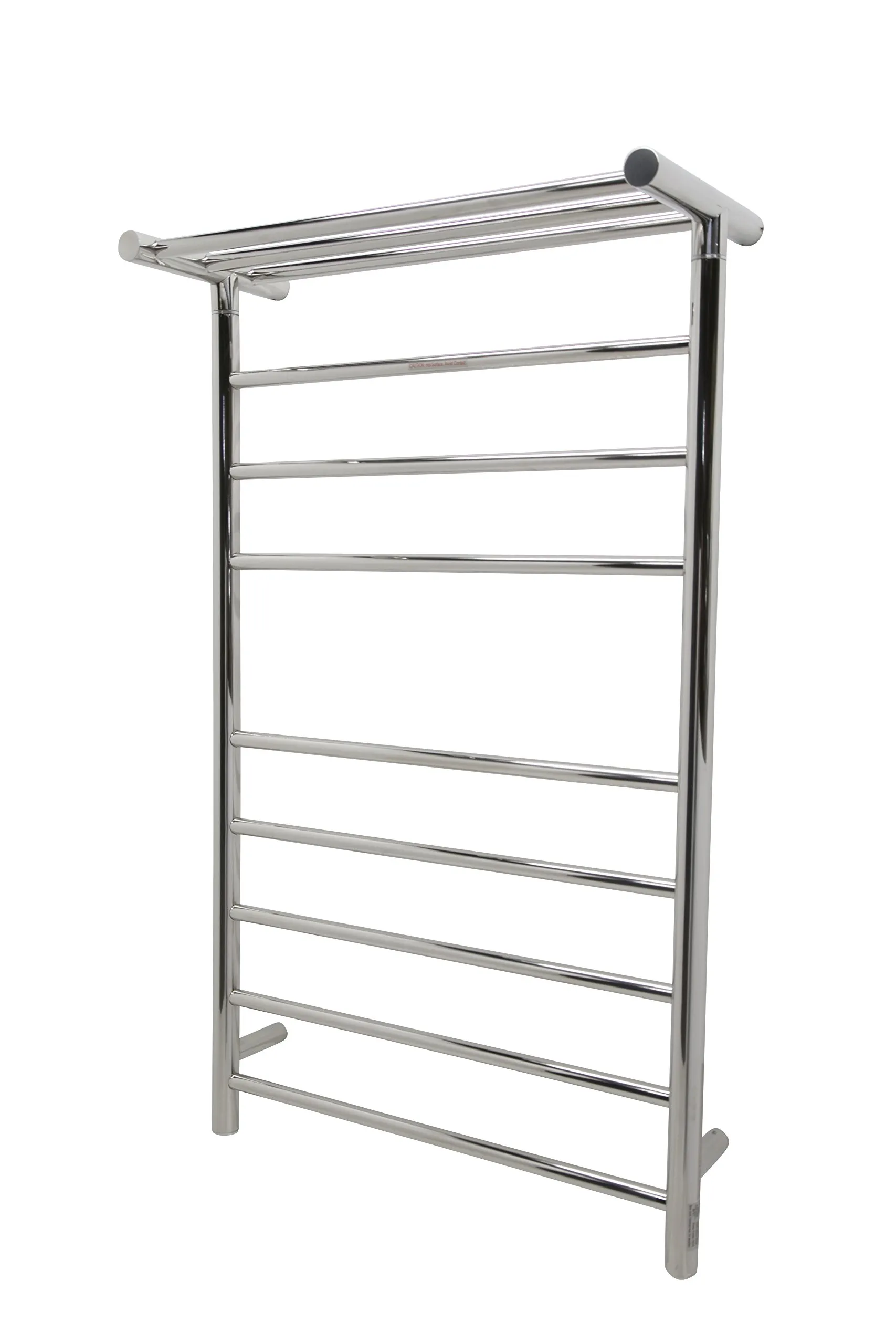 Eve 8-Bar Stainless Steel Wall Mounted Electric Towel Warmer Rack in P