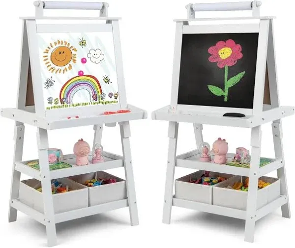 3 in 1 Double-Sided Storage Art Easel