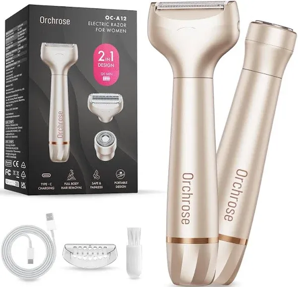 Orchrose Women's Electric Razor