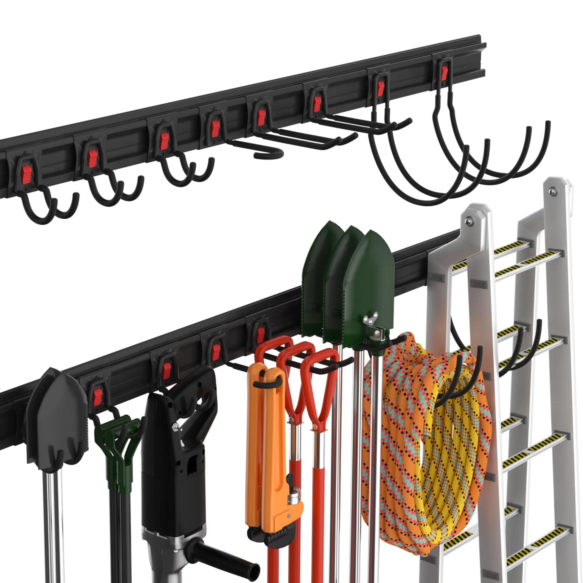 Rebrilliant 64 inch Garage Storage Garden Tool Organizer