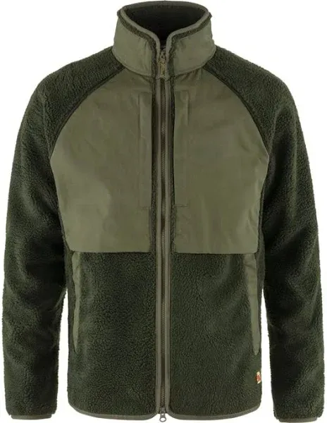 Fjallraven Men's Vardag Pile Jacket - Deep Forest/Laurel Green - Small