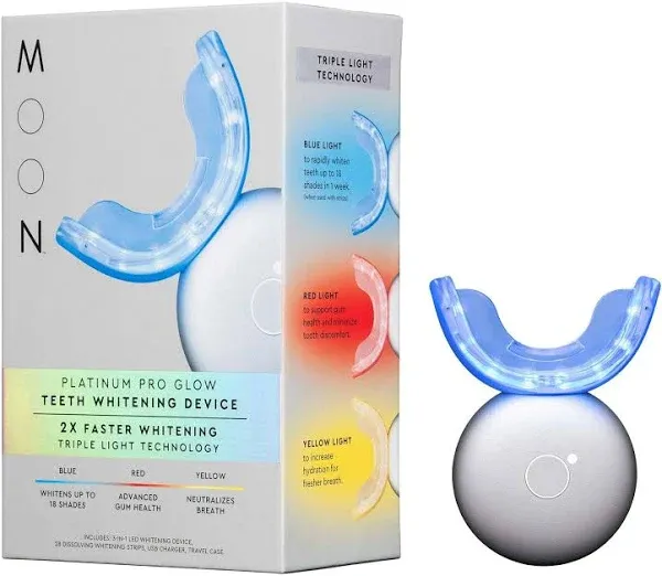 Moon Platinum Pro Glow Teeth Whitening Device