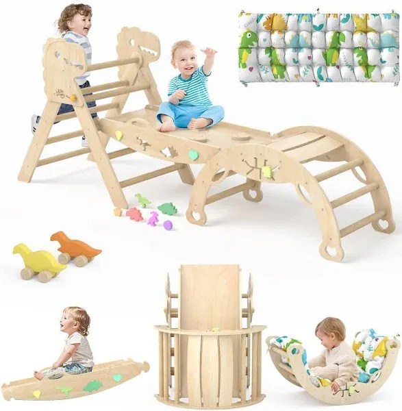 KidsBuddy Pikler Triangle Set Climbing Toys