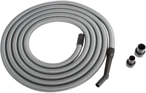 10 Ft. Premium Shop Vacuum Extension Hose with 2 tank adapters and 1.25&#034; curv...