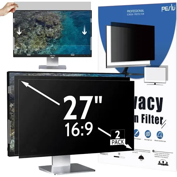 Peslv 2-PACK 16:9 Computer Privacy Screen for Widescreen Monitor