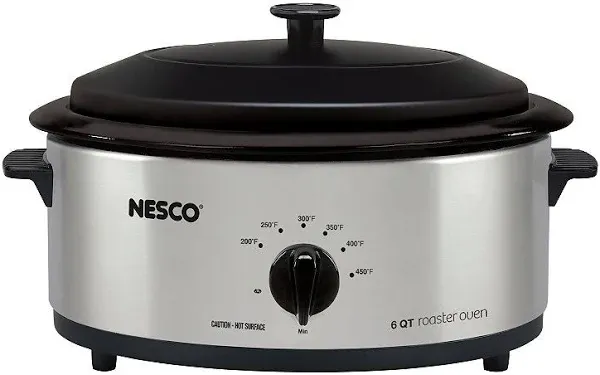 Nesco 6 Qt. Stainless Steel Electric Roaster 4816-25 Nesco 4816-25 078262004159