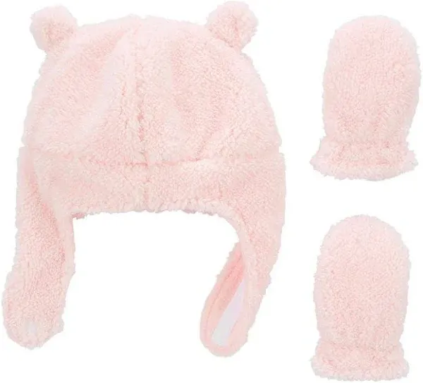 Baby Carter's 2-Pack Sherpa Hat & Mitten Set