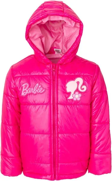 Barbie Girls' Zip Up Puffer Jacket