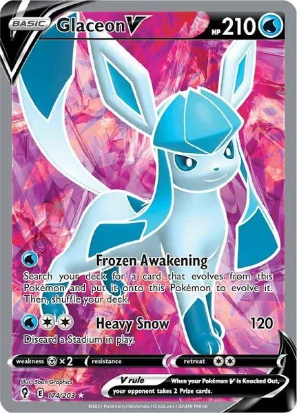 Ozzie Collectables Glaceon V Full Art