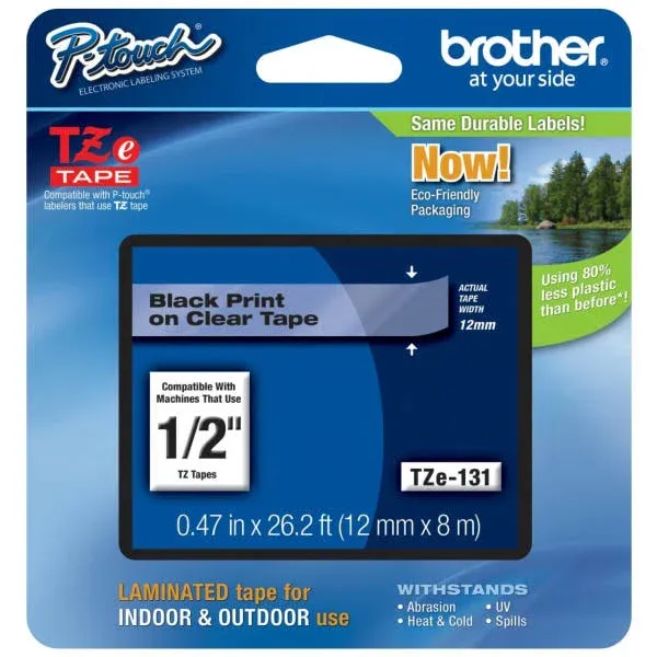 Brother  P-touch TZ 131 12mm Tape Refill