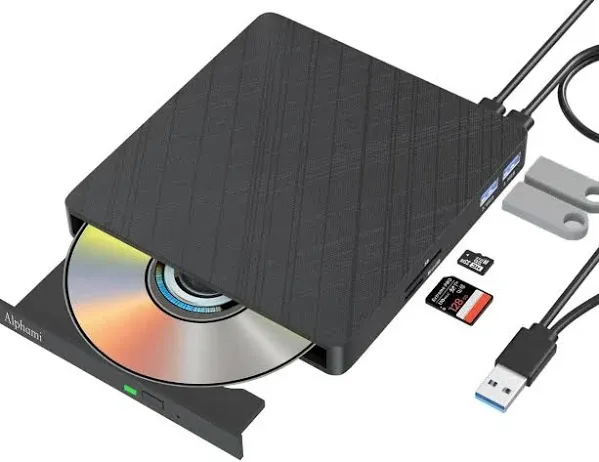 Alphami External CD/DVD Drive 5 in 1