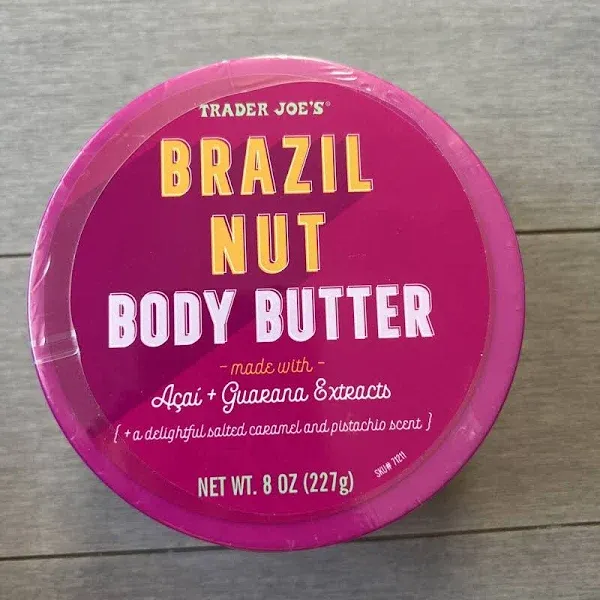 Trader Joe's Brazil Nut Body Butter 227g 8 oz - Pack of 3