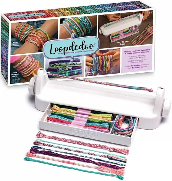 Loopdedoo Spinning Loom Friendship Bracelet Maker Kit