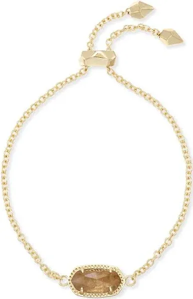 Kendra Scott Elaina Delicate Chain Bracelet Gold Mulberry Drusy